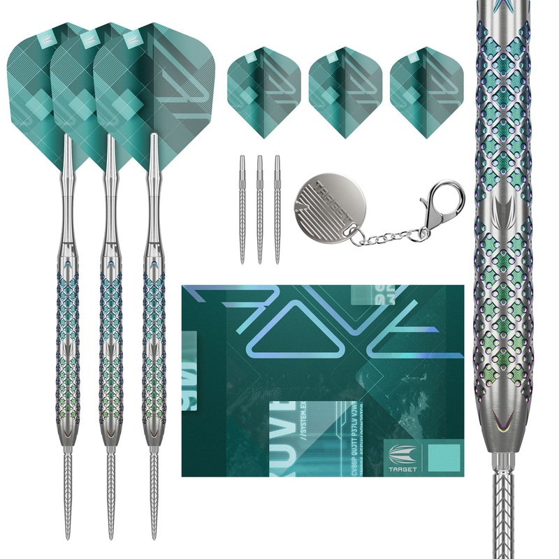 Rove 03 90% Tungsten SP Steel Tip Darts by Target 22 Gram
