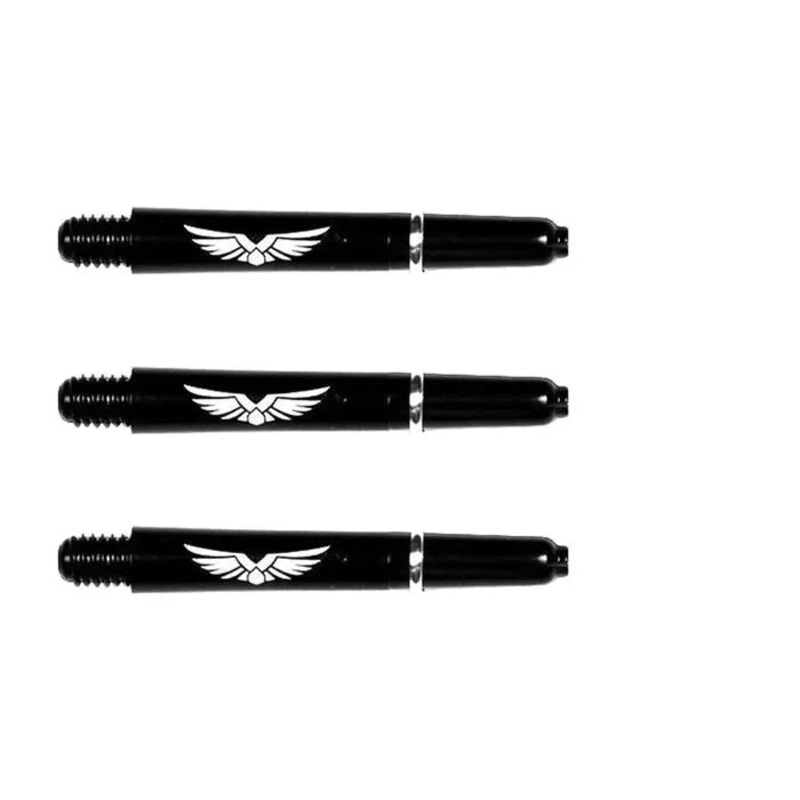 Shot Eagle Claw Dart Shafts – Black – Short