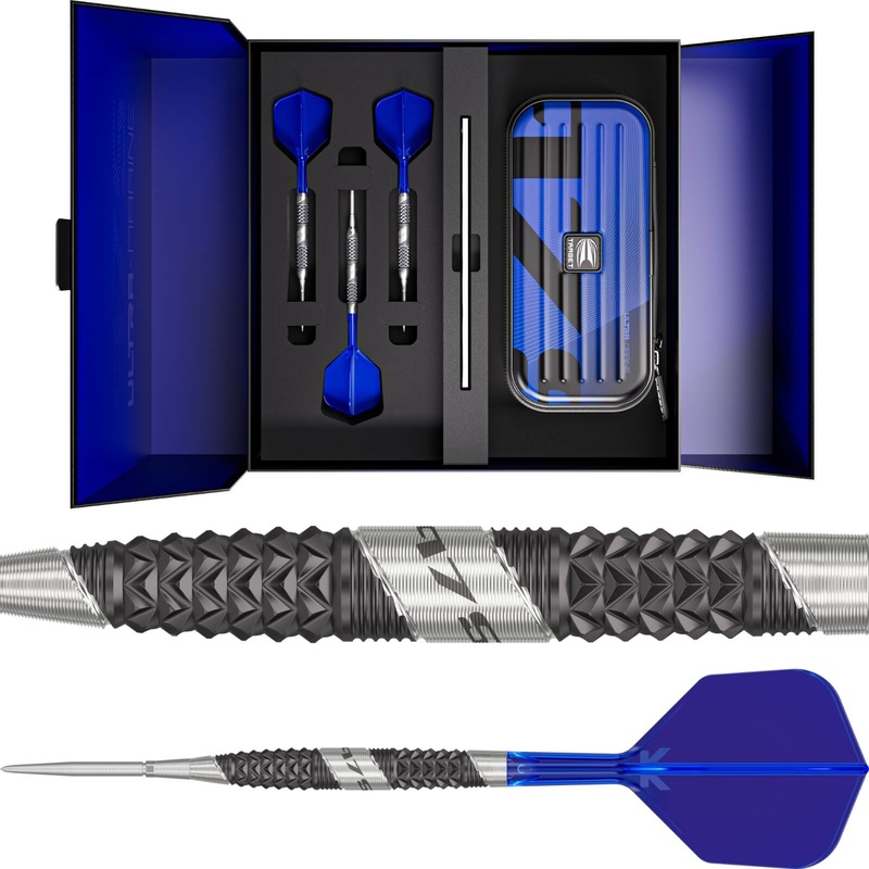 Target – 975 Ultra Marine 03 Darts – Swiss Point – Steel Tip – 97.5% Tungsten – 22g 24g 22 grams