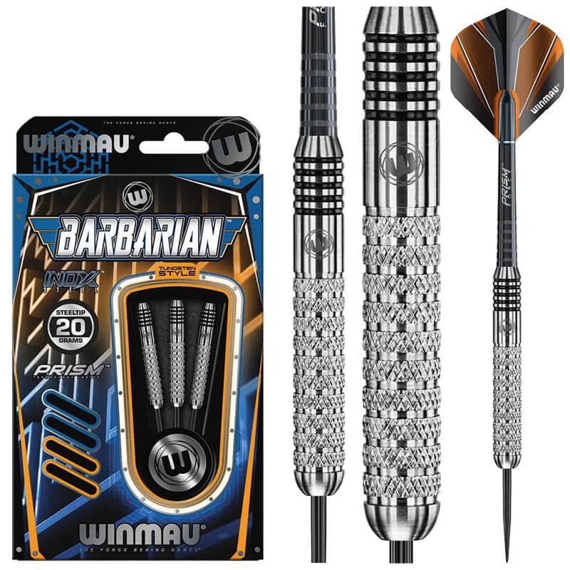 Winmau Barbarian Inox Steel Tungsten Style Steel Tip Darts 20 GRAM