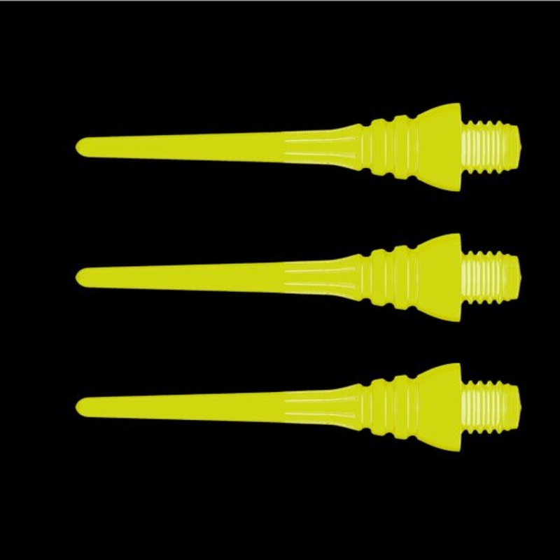 Winmau Triton Softip Points – Neon Yellow – Pack of 50