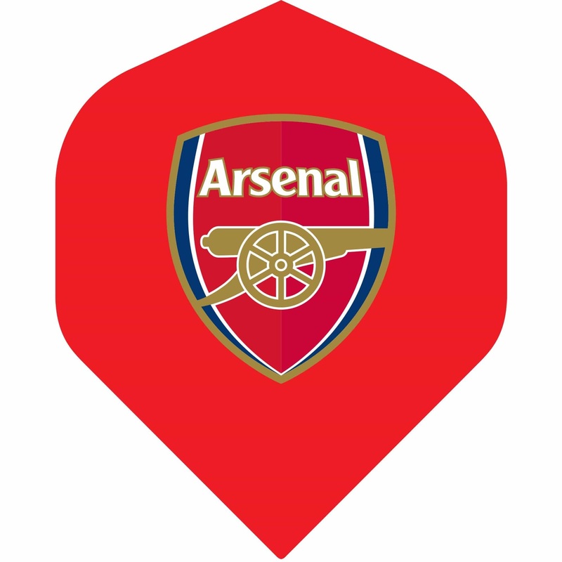 Arsenal FC Dart Flights – Official Licensed – No2 – Std – The Gunners – F1 – Red – Crest