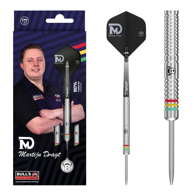 Bull’s DE Martijn Dragt 90% Tungsten Steel Tip Darts 24 GRAM