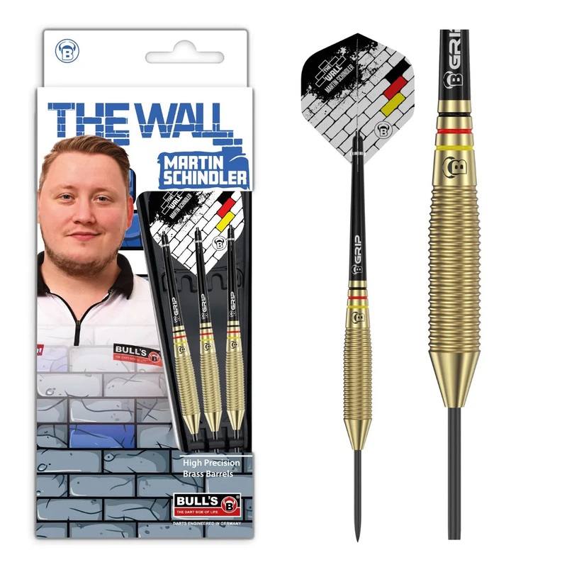Bull’s DE Martin Schindler Brass Steel Tip Darts 21 GRAM