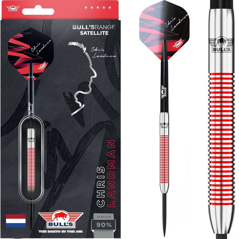 Bulls Chris Landman  Darts – Steel Tip – 90% Tungsten – 21g