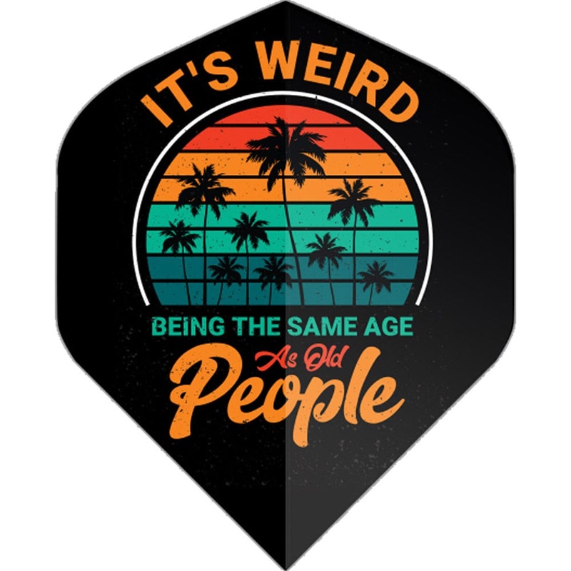 Designa Dart Flights – Motley Collection – 100 Micron – No2 – Std – It’s Weird Being