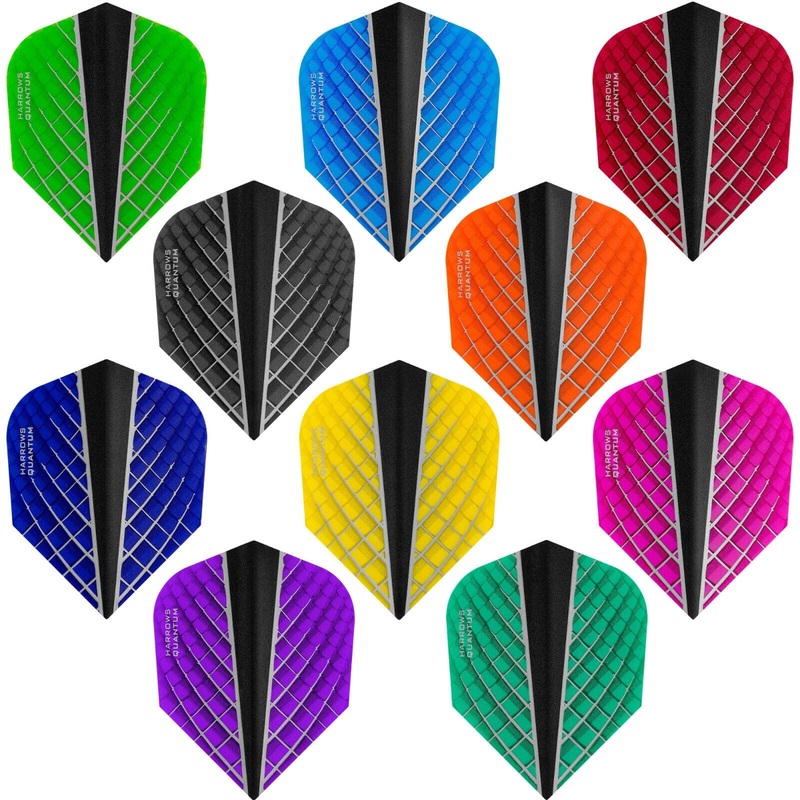 *Harrows Quantum X Dart Flights – 100 Micron – Std Aqua