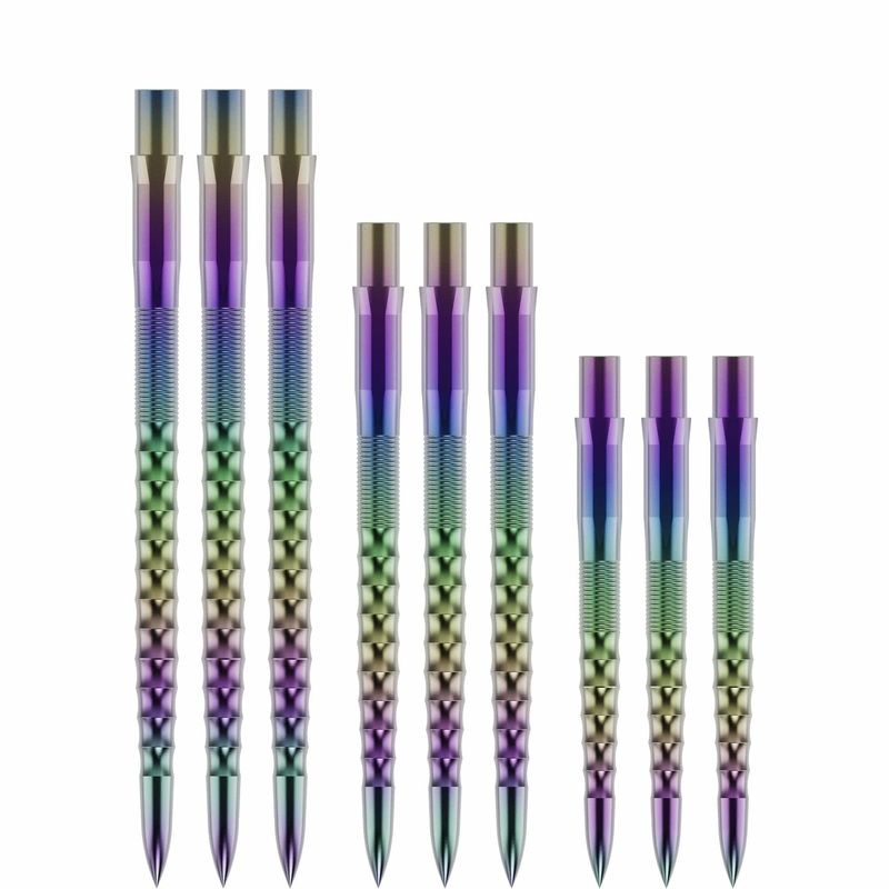 Mission Caliburn Replaceable Dart Points – Ripple – Coral 26mm