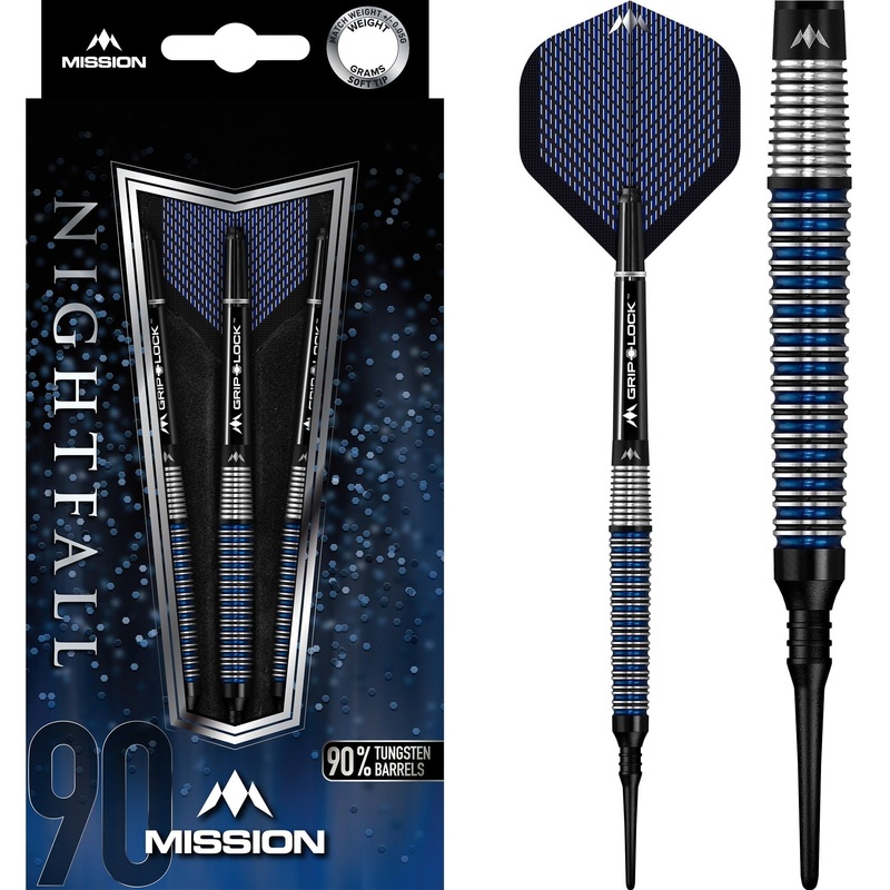 Mission Nightfall Darts – Soft Tip – M3 – Taper 20g