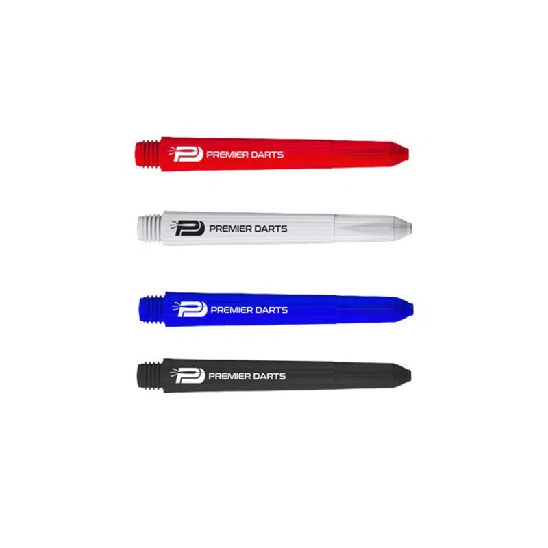 Premier Darts Premium Nylon Shafts Black Short