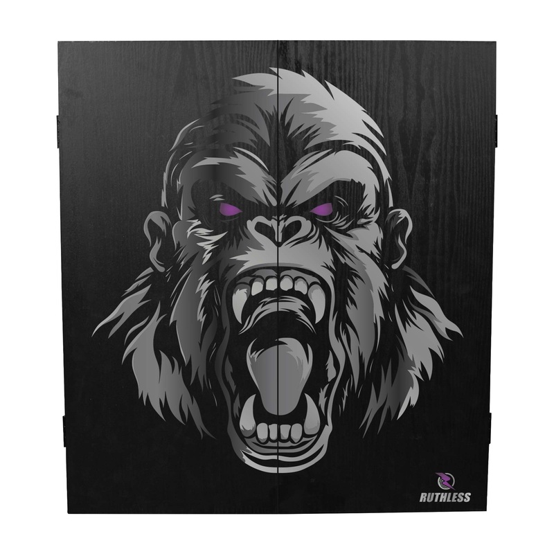 Ruthless Dartboard Cabinet – Square Design – Gorilla