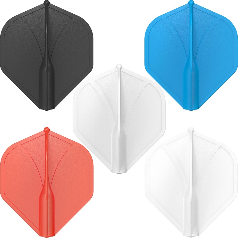 Shot – Airfoil Moulded – Big Wing Dart Flights Black