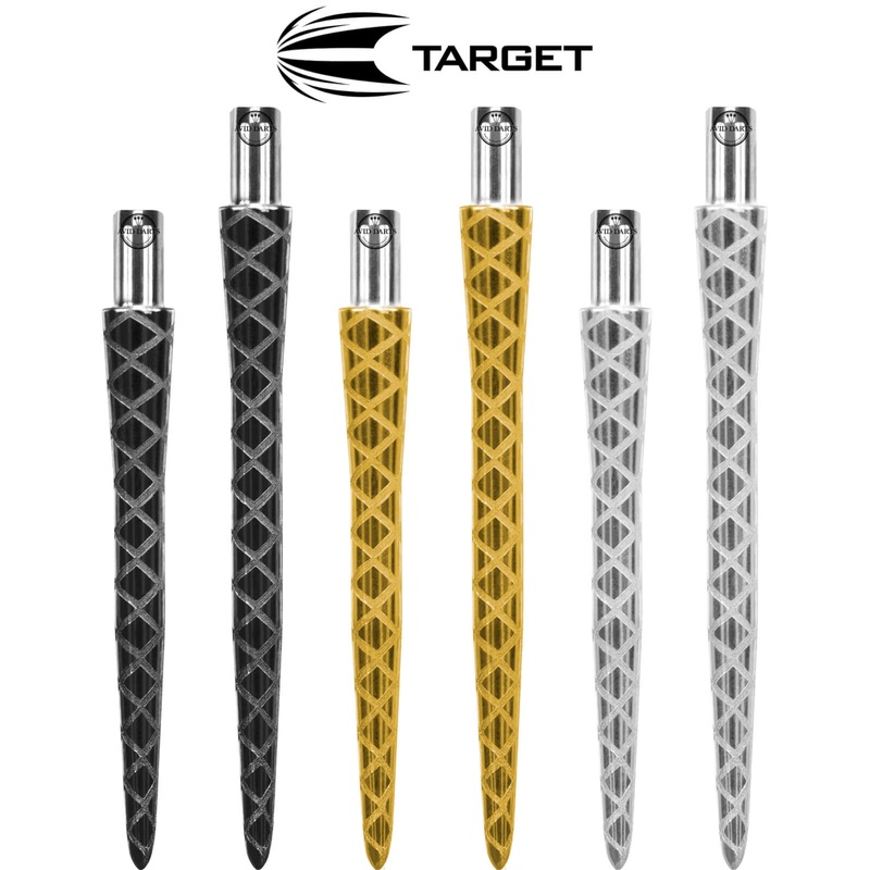 Target – Firestorm Diamond Dart Points – 26mm 30mm Black 26mm