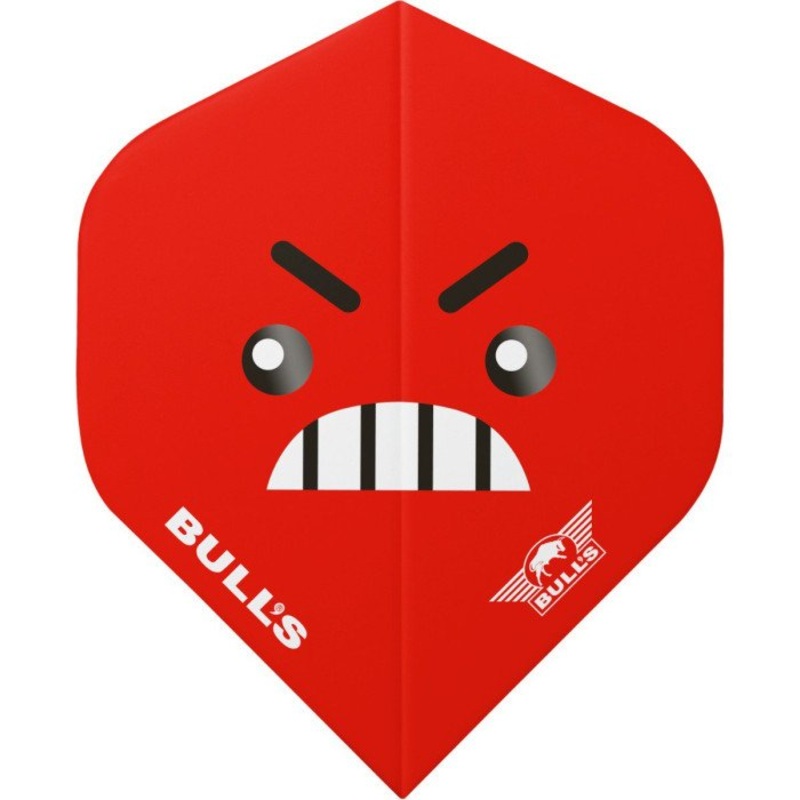 Bull’s NL Smiley 100 Angry No.2 Flights Standard 100 Micron Nylon