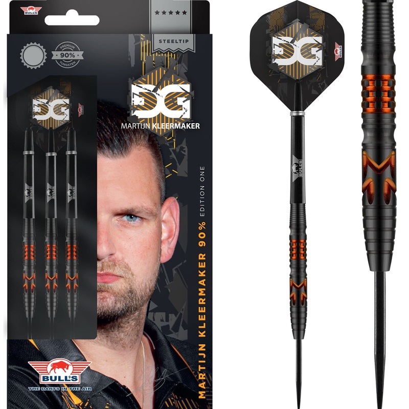 *Bulls Martijn Kleermaker Darts – Steel Tip – 90% – The Dutch Giant 23g