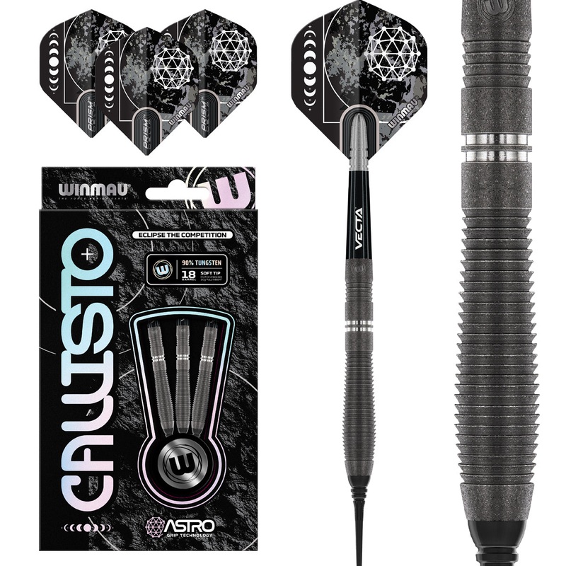 Callisto 02 90% Tungsten Soft Tip Darts by Winmau 20 Gram