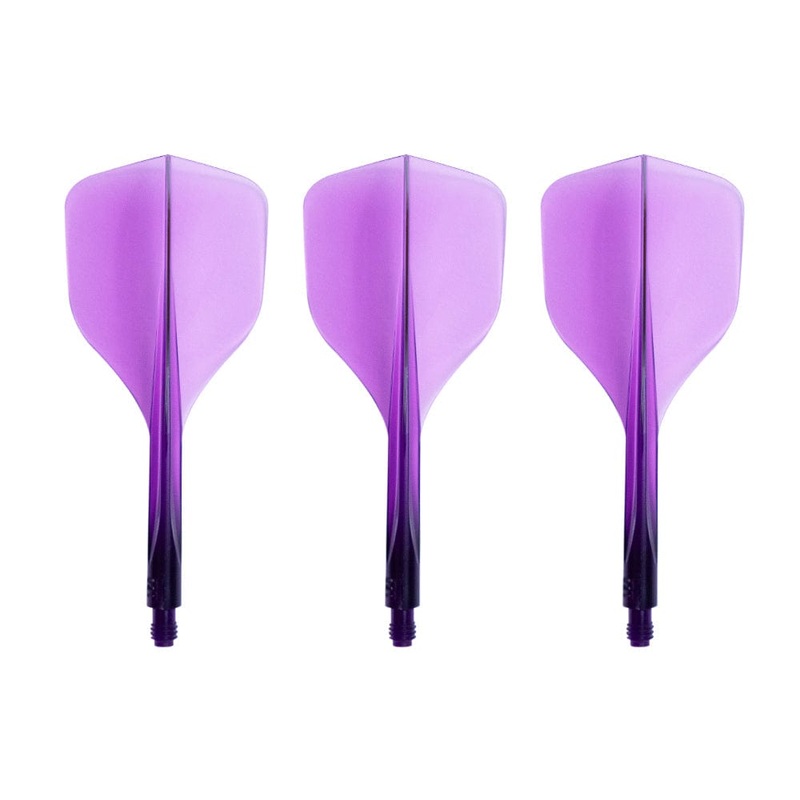 Condor AXE 120 Dart Flights – Small – Clear Purple Short