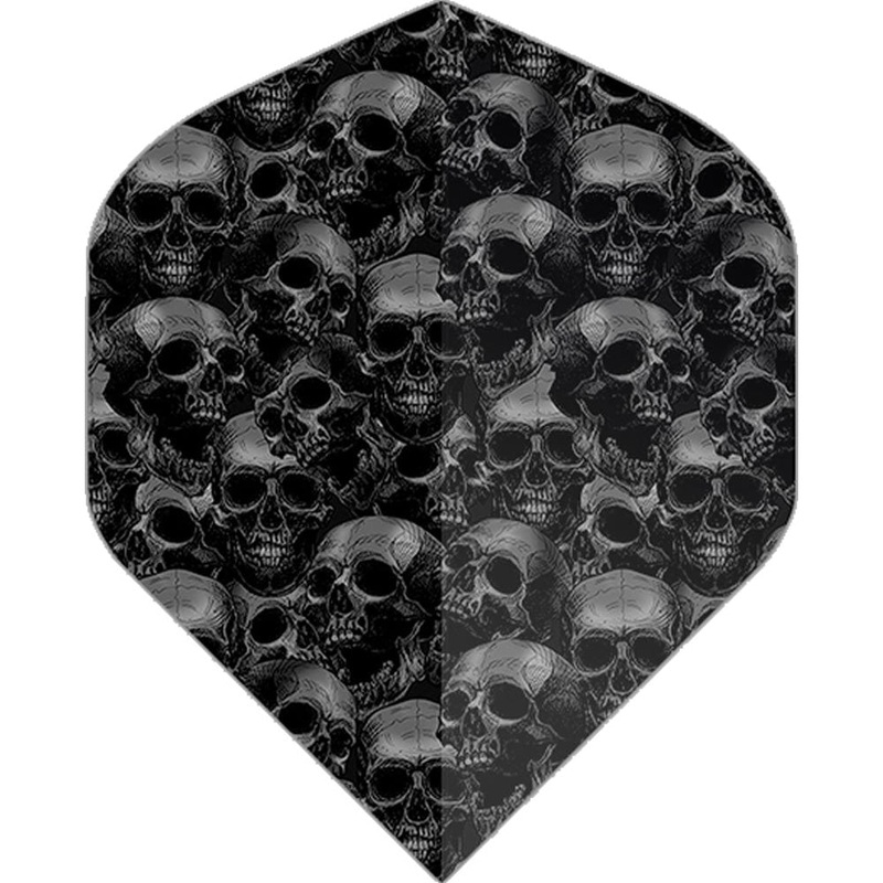 Designa Dart Flights – Motley Collection – 100 Micron – No2 – Std – Skulls