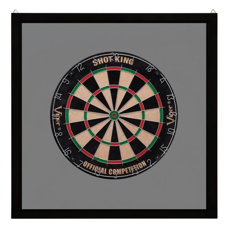 GLD Viper Framed Darboard Backboard – Grey