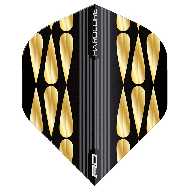 Hardcore Premium Teardrop Standard Dart Flights No2 Standard