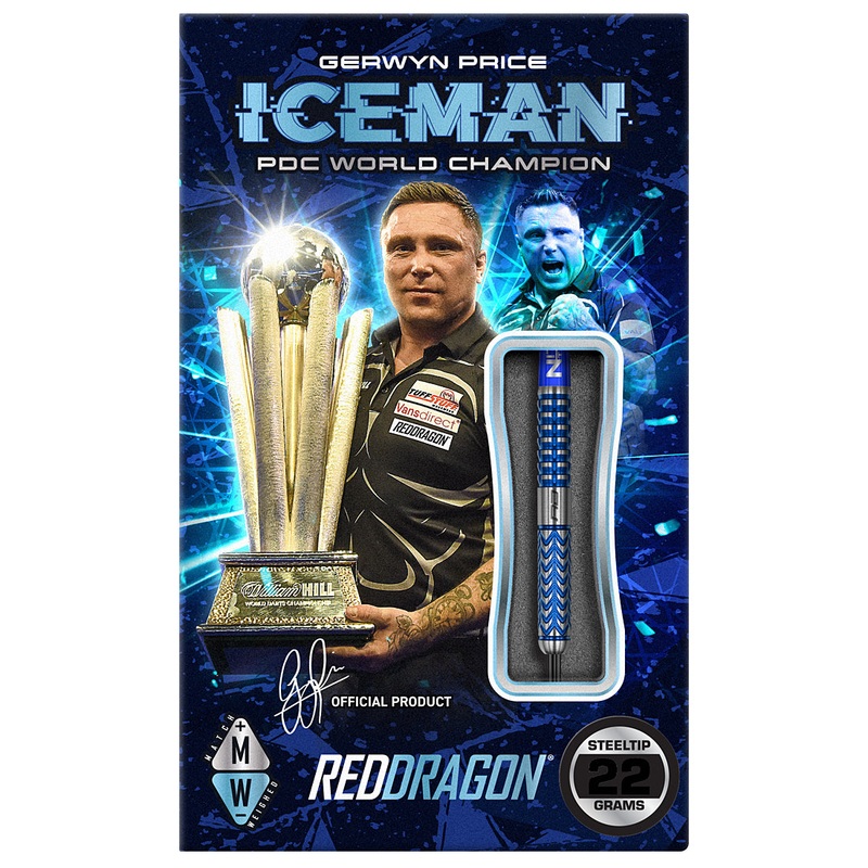 Red Dragon Gerwyn Price Glacier Darts 22 grams