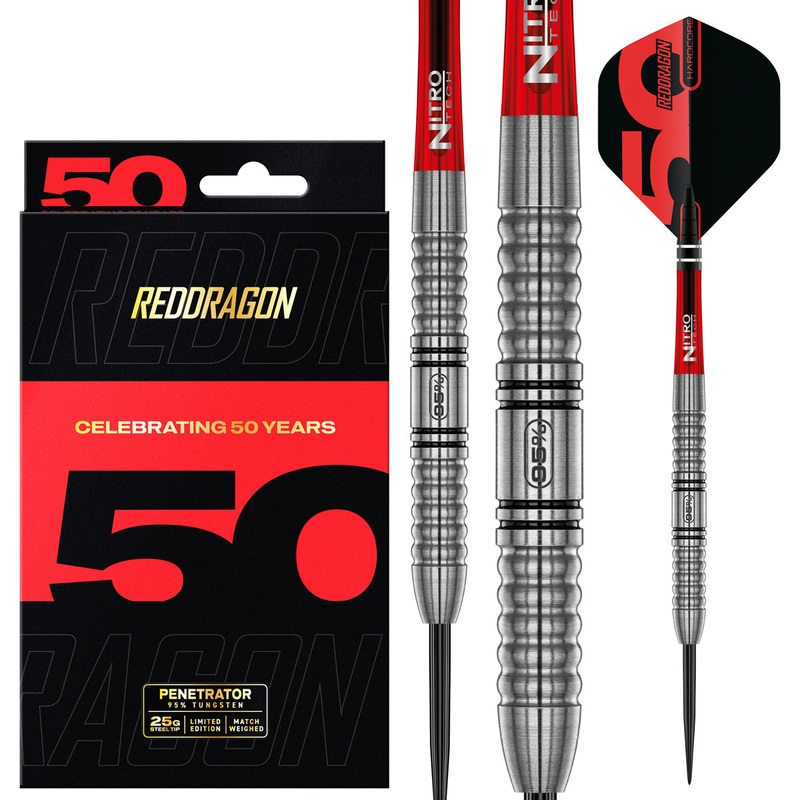 Red Dragon Penetrator 1 95% Tungsten Steel Tip Darts 25 Gram