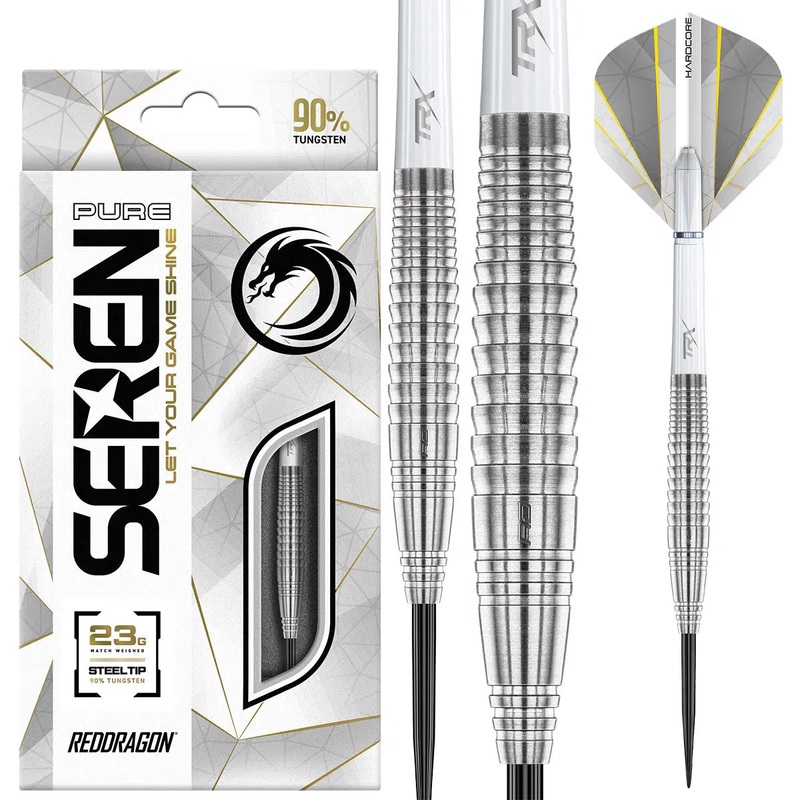 Red Dragon Seren 4 Pure 90% Tungsten Steel Tip Darts 23 GRAM