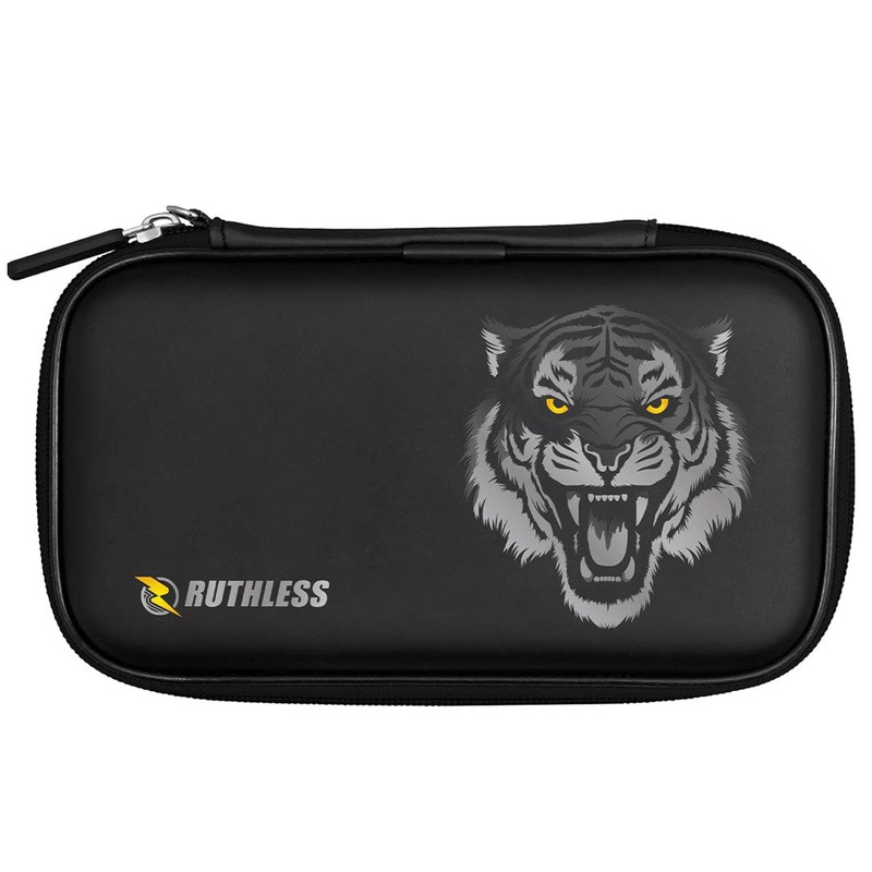 Ruthless Designed EVA Dart Case – Large – Black – Tiger