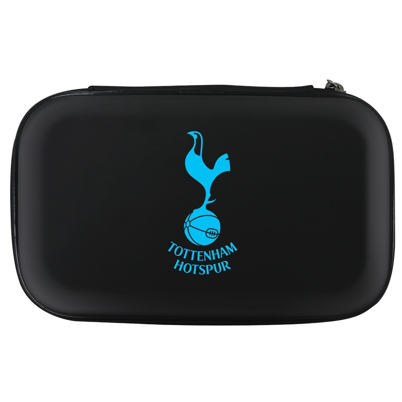 Tottenham Hotspur Large Darts Case – Black – Spurs – W2 – Sky Blue Crest