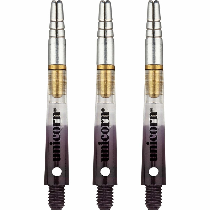 Unicorn Gripper 360 Two Tone Dart Shafts – Gradient Black Medium
