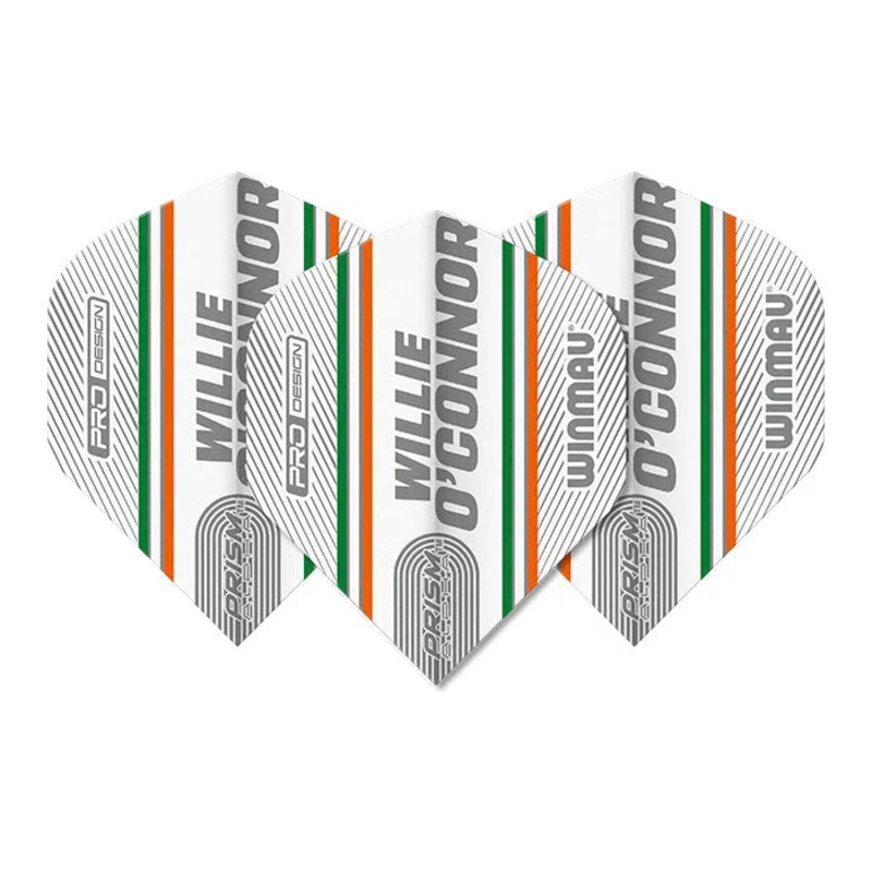 Winmau Specialist Players Willie O’Connor Prism Alpha Standard Flights