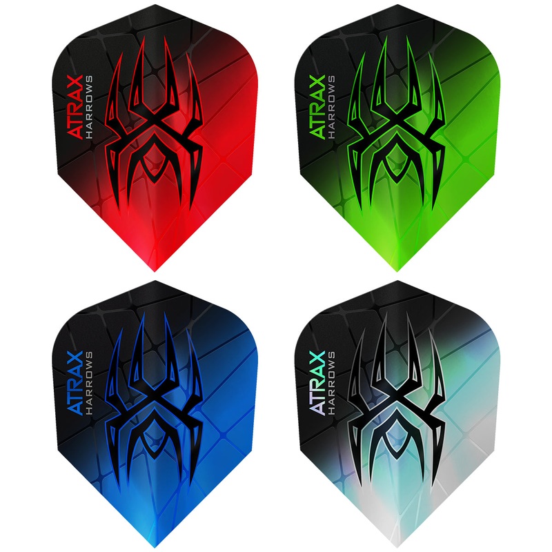 Atrax Standard No6 Dart Flights by Harrows Red