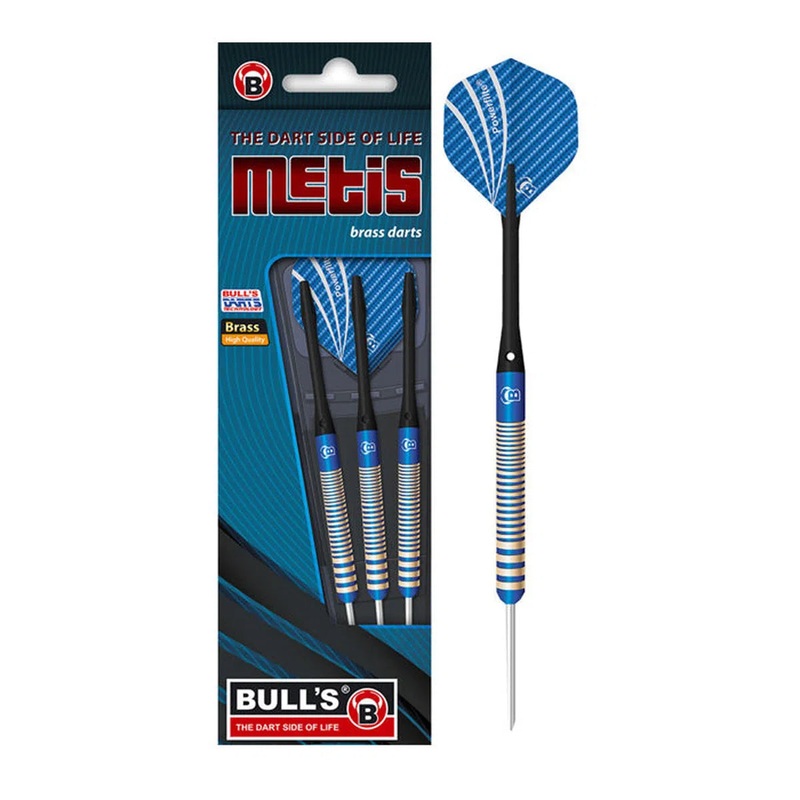 Bull’s DE Metis Blue Brass Steel Tip Darts 23 GRAM