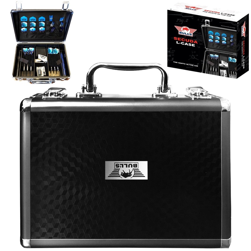 Bulls Secuda Dart Case – Aluminium – Black – L Case