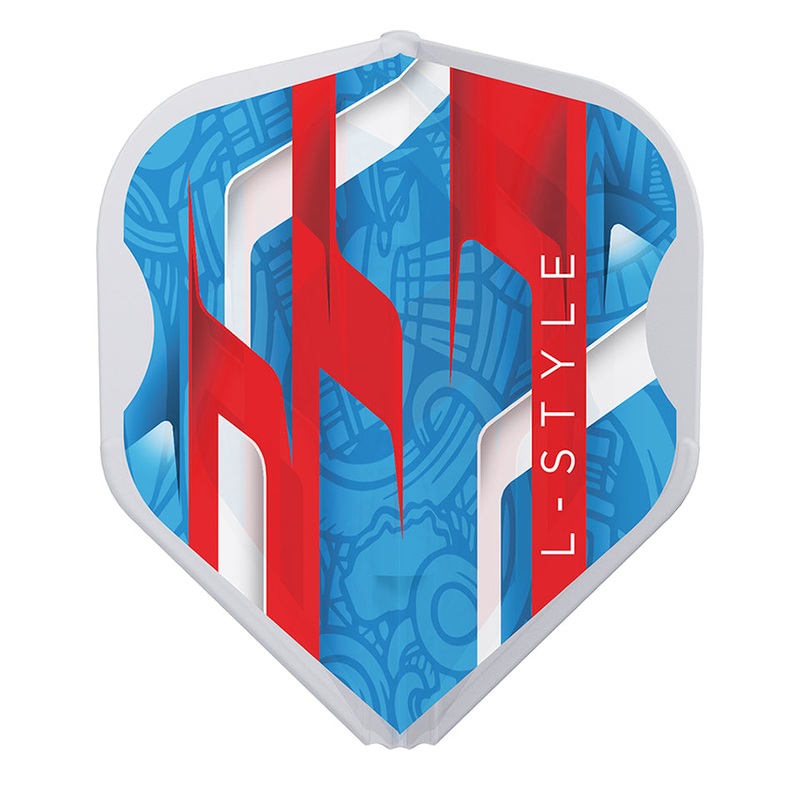 L-Style EZ Origin Mamo Series Dart Flights – L1 / Standard Blue