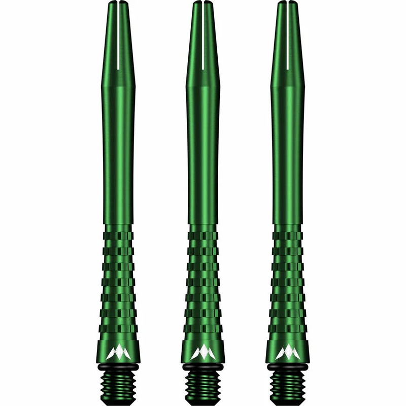 Mission Atom13 Aluminum Shafts – Anodized Metal Stems  – Green – Medium Green Medium (47mm in length excluding thread) Aluminum
