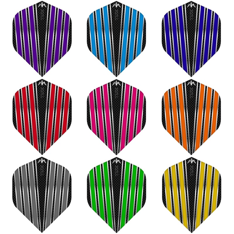 *Mission Tux Dart Flights – 100 Micron – No2 – Std Aqua Blue
