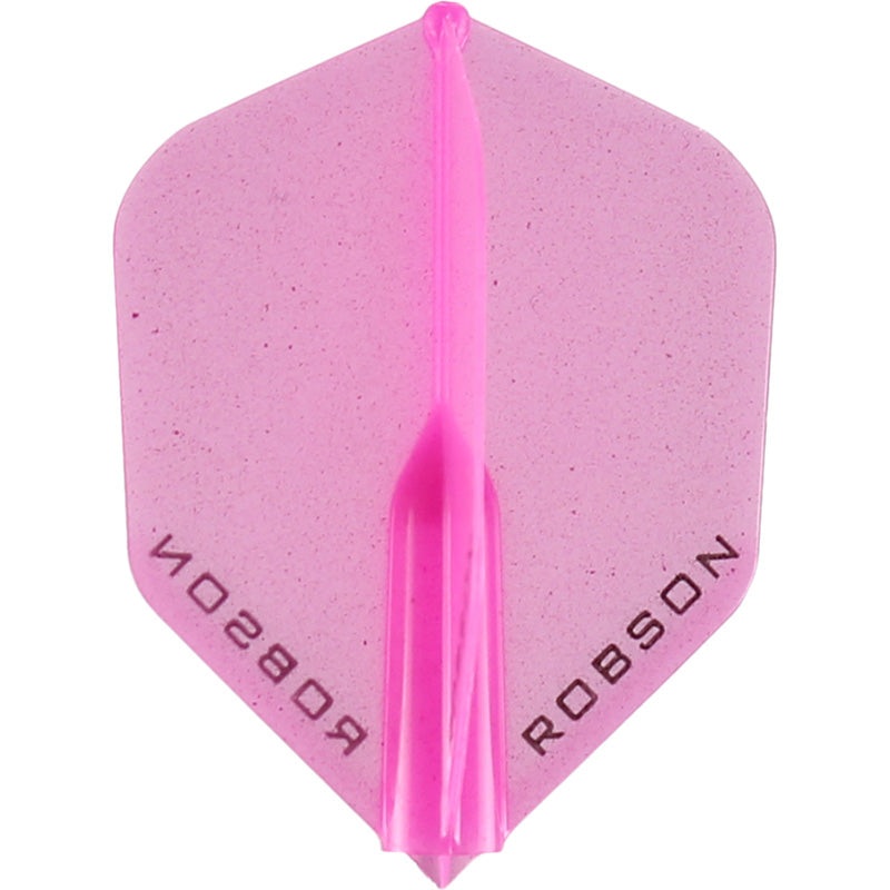 Robson Plus Dart Flights – Shape Pink