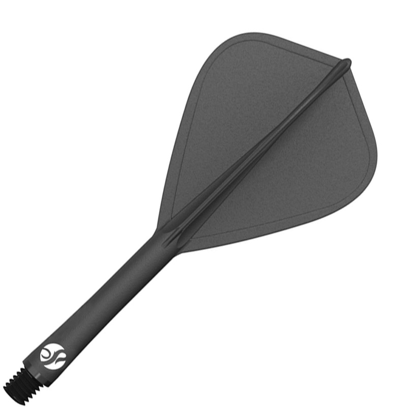 Shot Flight Deck Dart Flight & Shaft System – Kite Inbetween Black