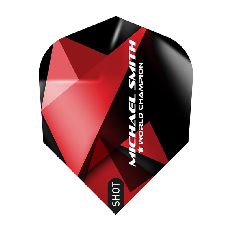 Shot Michael Smith Achieve Shape Dart Flights No6 Shape