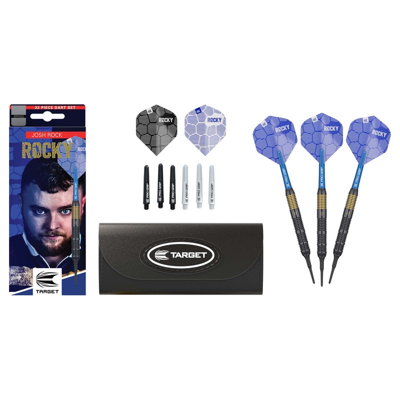 Target Josh Rock Brass 18 gram Soft Tip Darts 18 grams