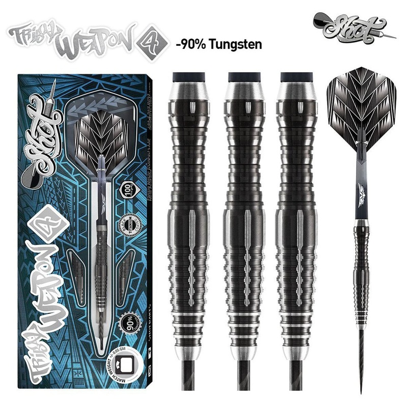 Tribal Weapon 4 series 90% Tungsten Steel Tip Darts by Shot 22 Gram