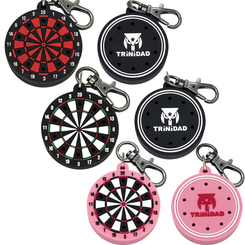 TRiNiDAD Dartboard Soft Tip Dart Holder with Clip Black