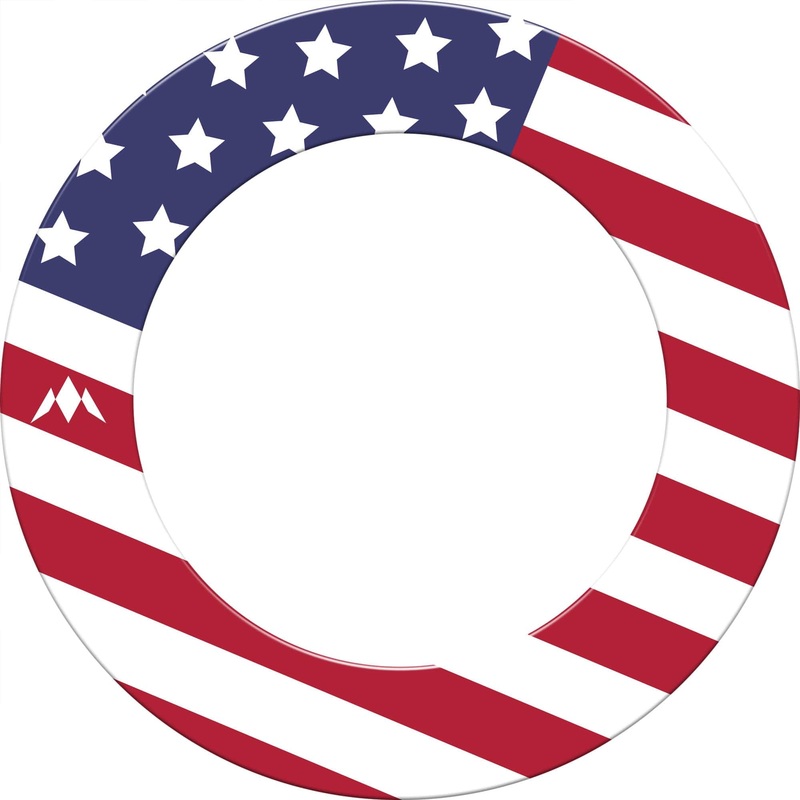 USA Dartboard Surround – S1 – Blue – Stars and Stripes – Flag