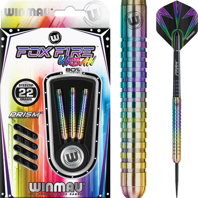 Winmau – Foxfire Urban Darts – Steel Tip – 80% Tungsten – 22g 24g 22 grams