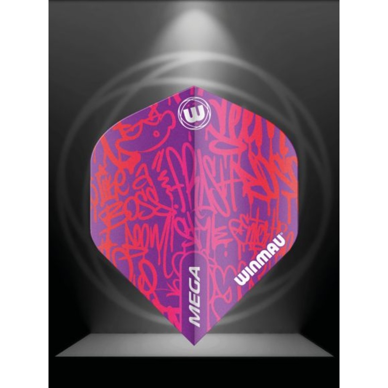 Winmau Mega Standard Purple Standard 75 Micron Poly metronic