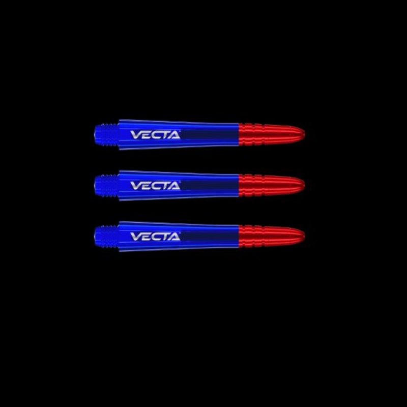 Winmau Vecta Blue & Red Intermediate Shafts Polycarbonate Intermediate (37mm in length excluding thread) Blue & Red