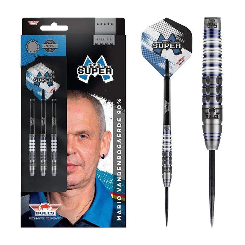 Bull’s NL Mario Vandenbogaerde 90% Tungsten Steel Tip Darts 22 GRAM