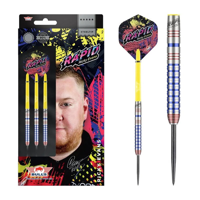 Bull’s NL Ricky Evans 90% Tungsten Steel Tip Darts 20 GRAM