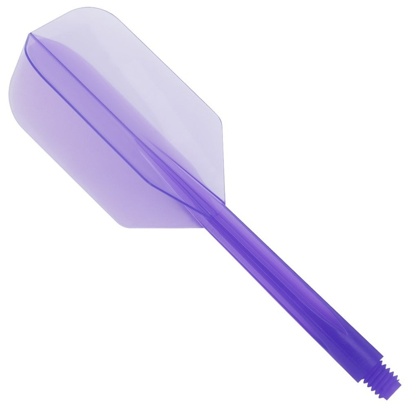 Condor Dart Flights – Zero Stress – Slim – Clear Purple Long